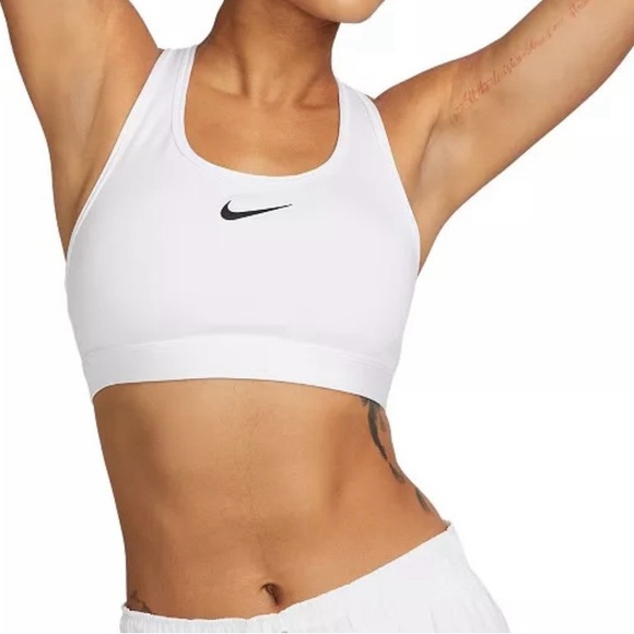 Nike Other - NWT NIKE SWOOSH BRA size medium in white